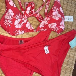 Bikini Set w/ 2 Bottoms, NWT XL